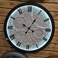 ساعت دیواری طرح ماه