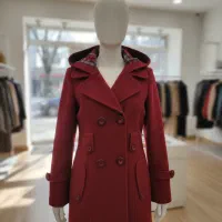 پالتو زنانه بافت هودی