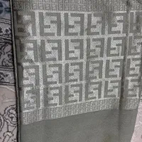 شال فندی رنگ سبز پسته ای