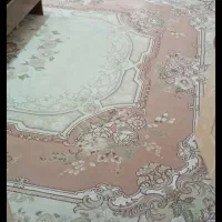 دوعدد فرش سه در چهار کرمی اصل قرمز 500شانه