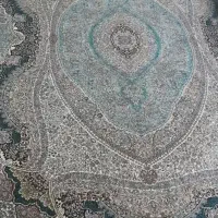 فرش ۶ متری فیروزه ای