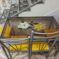 میز نهاری خوری فلزی ۴نفره سالم