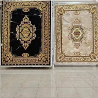 فرش کلاریس ابریشم نما/4500تراکم نگین مشهد اصل|فرش|شیراز, لاله|دیوار