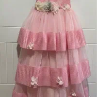 لباس پرنسسی ژپون دار