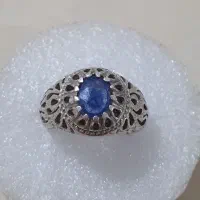 انگشتر یاقوت کبود با رکاب تمام دست ساز|جواهرات|تهران, شهرک طالقانی|دیوار