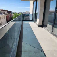 نمای شیشه ای کرتین وال پنجره آلومینیومی ترمال بریک|خدمات پیشه و مهارت|کیش, |دیوار