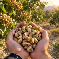 پسته پر بار تر باهزینه کمتر درآمدبیشتر/کودارگانیک