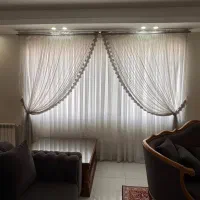 پرده پذیرایی اتاق خواب و آشپزخانه