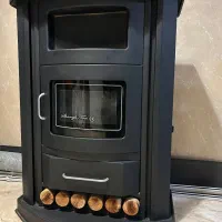 بخاری طرح شومینه|بخاری، هیتر، شومینه|رشت, کوی فکوری|دیوار