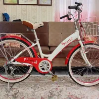 دوچرخه بانوان دنده ای آلومینیومی سایز۲۴