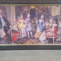 تابلو و شمعدان