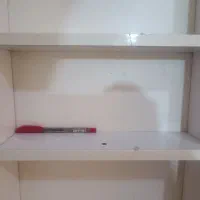 شلف مناسب برای نسب در دیوار و چهار پایه چوبی|کتابخانه، شلف، قفسههای دیواری|بوشهر, |دیوار