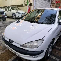 پژو206 sd v1 مدل 86 سفید موتور تیوفایو