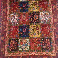 یک تخته فرش دست باف یک ×یک ونیم