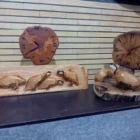 ساعت چوبی|ساعت دیواری و تزئینی|کیانشهر, |دیوار