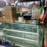 یخچال صنعتی  استیل مکعبی و دیس پلی(گرم کن) دو سینی