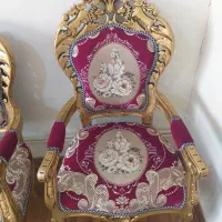 مبل سلطنتی ۶نفره اصل چوب|مبلمان خانگی و میز عسلی|سهند, |دیوار