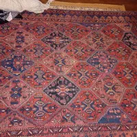 قالی کرمانی دست بافت قدیمی