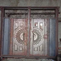 درب های حیاط و سالن و سرویس