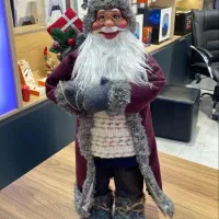 عروسک بابانوئل موزیکال و ساده سایز ۲۰ تا ۶۰ سانت