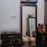 کمد لباس ام دی اف در آینه قدی کشو دار،درآور تک