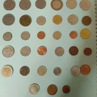 40 عدد سکه خارجی بی تکرار