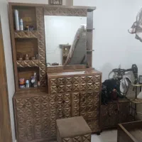 تخت دو نفره ومیزآرایش ودوتا پاتختی وجک|تخت و سرویس خواب|تهران, امیریه|دیوار