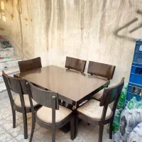 میز نهار خوری ۶نفره کاملا نو