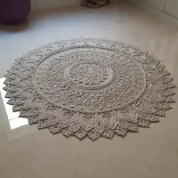 فرشینه بافتنی کاملا دست بافت لوکس از بهترین کاموا