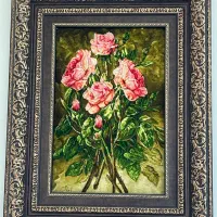 تابلو فرش تبریزی تمام ابریشم زینتی|تابلو فرش|پرند, فاز ۰|دیوار