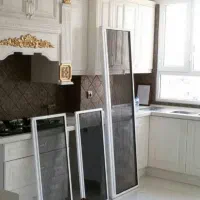 نصب انواع توری پلیسه کشویی و توری ثابت آلومینیومی|خدمات پیشه و مهارت|اردبیل, |دیوار