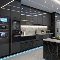 طراحی و اجرای کابینت تی وی وال و کمد دیواری