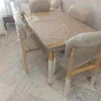 میز نهار خوری ۴نفره اقساط ۶ماهه|میز و صندلی غذاخوری|رفسنجان, |دیوار