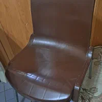 دوعدد صندلی پایه فلزی پلاستیکی