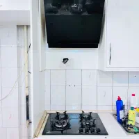 گاز رو میزی هود هردو باهم