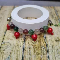 ست دستبند و گردنبند مادر(سنگ کوارتز هندوانه)طبیعی|جواهرات|تهران, گلستان (شهرک راه آهن)|دیوار