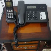 تلفن رومیزی و بیسیم مارک پاناسونیک کاملا سالم