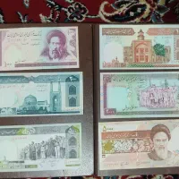 ۶عدد اسکناس بانکی کلکسیونی