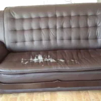 مبل چرم نیاز به تعویض رویه