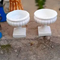 گلدان دهانه باز مدرن بتنی