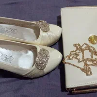 ست کیف و کفش مجلسی|کیف، کفش، کمربند|ری, دولتآباد|دیوار