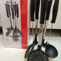 سرویس کفگیر ملاقه آشپزی تفلون ست آشپزخانه مقصود