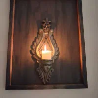 قاب شمعدان دیواری