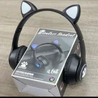 هدفون بلوتوثی مدل گربه ای