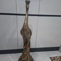 مجسمه پلی استر طاووس زیبا