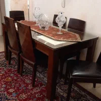 میز نهارخوری ۶ نفره کار ترک برند stone wood