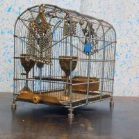 قفس برنجی دست بافت