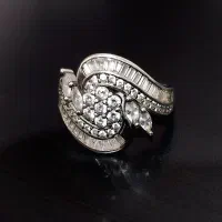 انگشتر نقره زنانه زیبا