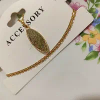 گردنبند طرح طلا سنگی