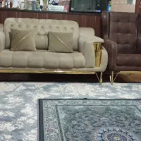 مبل ۷نفره پایه فلزی طلایی چستر